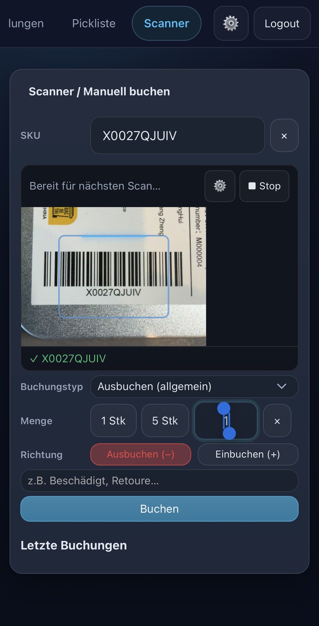 Scannen statt tippen